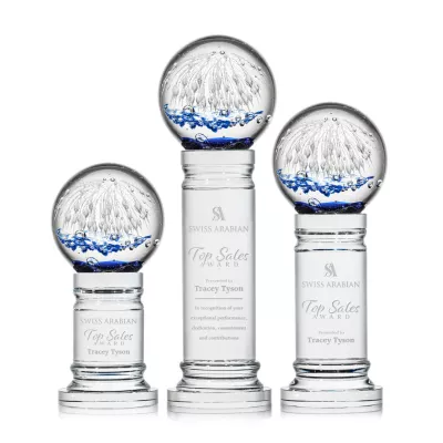 Starburst Award on Colverstone Base - Clear