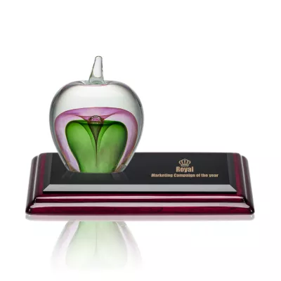 Tate Apple Award on Rosewood Base