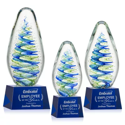 Jezebel Award on Robson Base - Blue