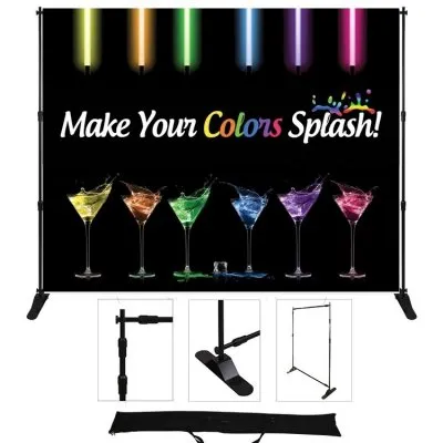 120"W x 96"H Adjustable Display
