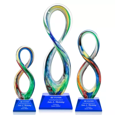 Duarte Award on Sheffield Base - Blue