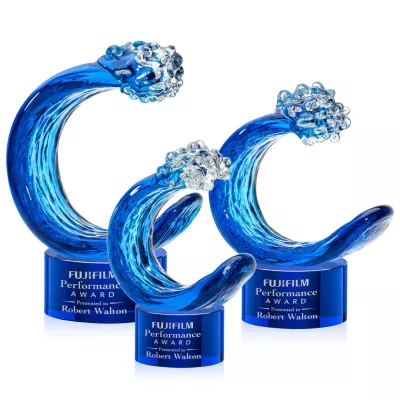 Oceana Award on Marvel Base - Blue