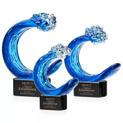 Oceana Award on Paragon Base - Black