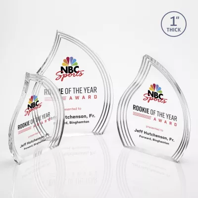 Tidworth Flame VividPrint™ Award - Clear
