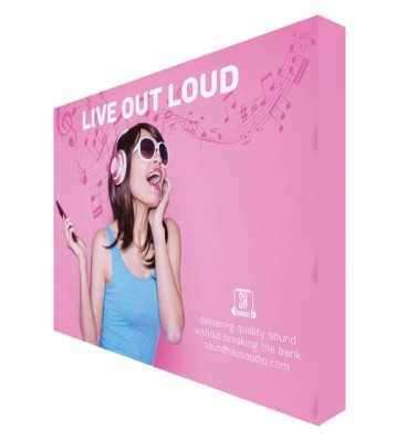 10 Ft. RPL Fabric Pop Up Display Package With Endcaps