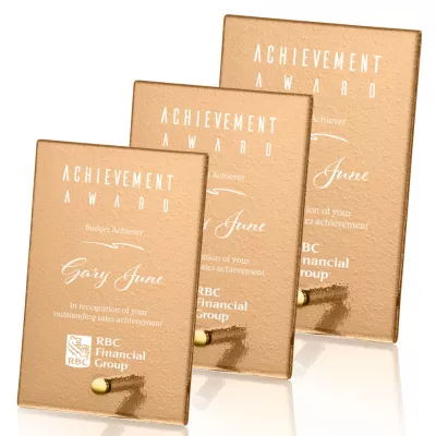 Atchison Russet Rectangle Award - Gold