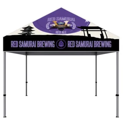 10ft x 10ft Aluminum Canopy Tent w/ Full Color Imprint