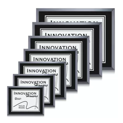 Avonlea/Everett Plaque - Black/Silver
