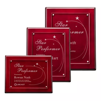 Sedum Plaque - Rosewood