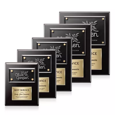 Gossamer Plaque - Black/Gold
