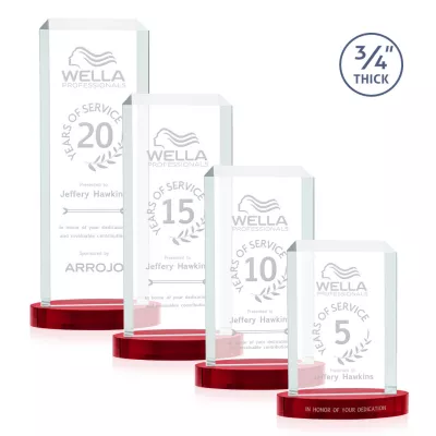 Dalton Award on Alberton Base - Red