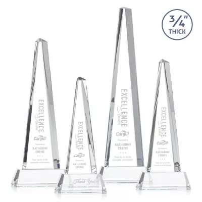 Majestic Tower Award on Newhaven Base - Clear