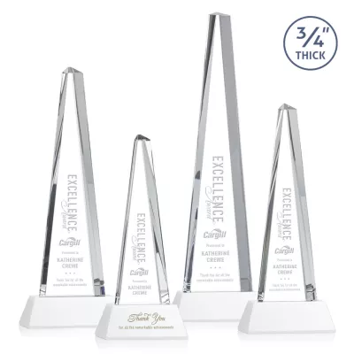 Majestic Tower Award on Newhaven Base - White