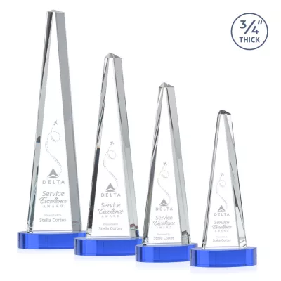Majestic Tower Award on Alberton Base - Sky Blue