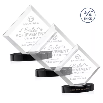 Belaire Award on Alberton Base - Black