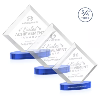 Belaire Award on Alberton Base - Sky Blue