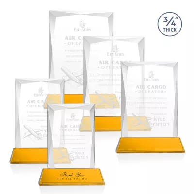 Messina Award on Newhaven Base - Amber