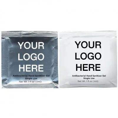 Hand Sanitizer Gel Packets - 0.1oz 62% Alcohol - In Stock Now!