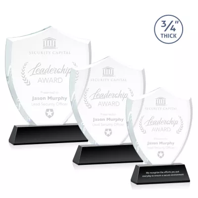 Scudo Shield Award on Newhaven - Black