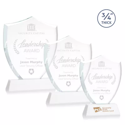 Scudo Shield Award on Newhaven - White