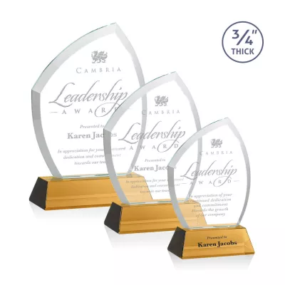 Daltry Award on Newhaven Base - Amber