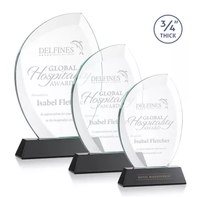 Wichita Award on Newhaven Base - Black