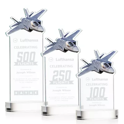 Top Gun Award on Alberton Base - Clear