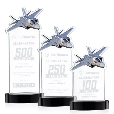 Top Gun Award on Alberton Base - Black