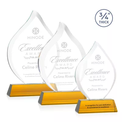 Worthington Award on Newhaven Base - Amber