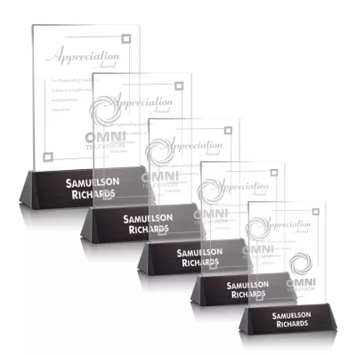 Sierra Rectangle Award - Black