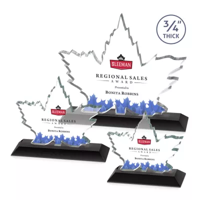 Maple Leaf VividPrint™ Award - Black