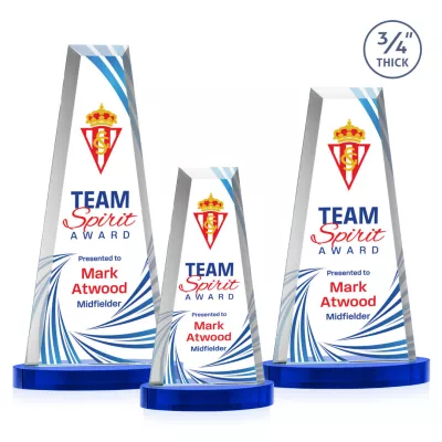 Imperial VividPrint™ Award on Alberton Base - Blue