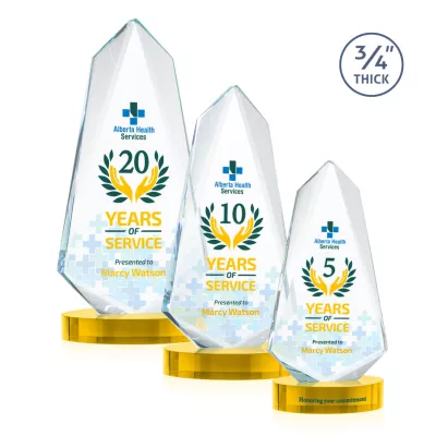 Sheridan VividPrint™ Award on Alberton Base - Gold