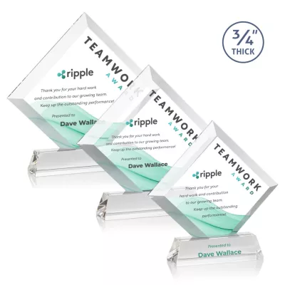 Belaire VividPrint™ Award on Newhaven Base - Clear