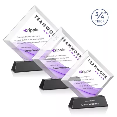 Belaire VividPrint™ Award on Newhaven Base - Black