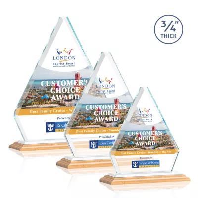 Fyreside VividPrint™ Award - Bamboo/White