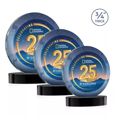 Gibralter Vividprint™ Award on Alberton Base - Black