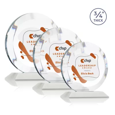 Gibralter VividPrint™ Award - White