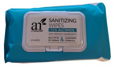 AN Sanitizing Alcohol Wipes 50 Wipes Per Pack 75% Alcohol