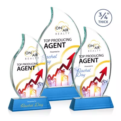 Croydon VividPrint™ Award on Newhaven Base - Sky Blue