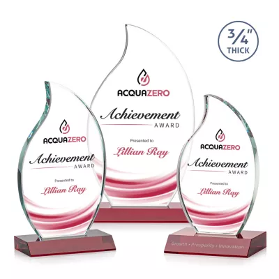 Croydon Flame VividPrint™ Award - Red