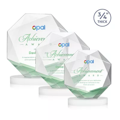 Bradford VividPrint™ Award on Alberton Base - White