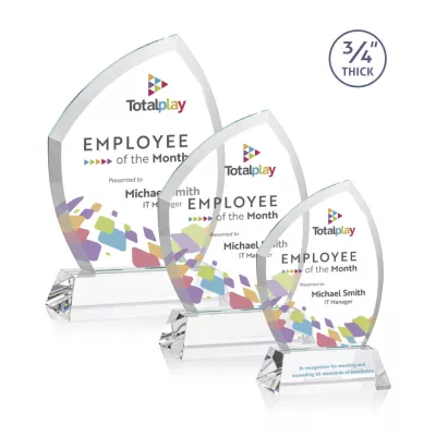 Daltry VividPrint™ Award on Newhaven Base - Clear