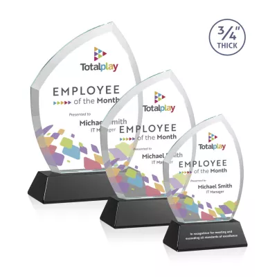 Daltry VividPrint™ Award on Newhaven Base - Black