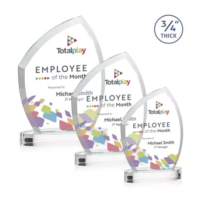 Daltry VividPrint™ Award on Alberton Base - Clear