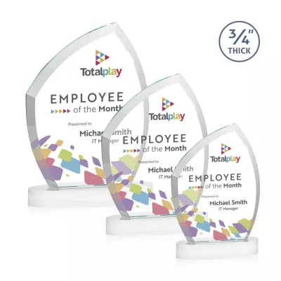 Daltry VividPrint™ Award on Alberton Base - White