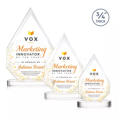 Hawthorne VividPrint™ Award on Alberton Base - Clear