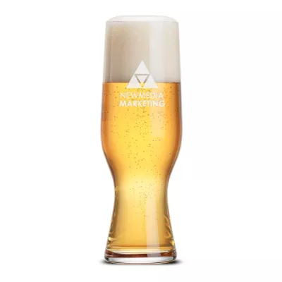 Leipzig Beer Glass - Deep Etch