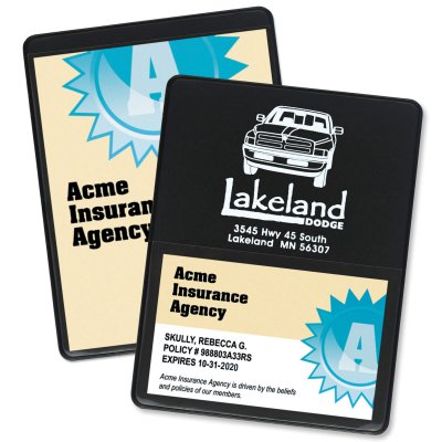 Proof of Insurance/Business Card Holder