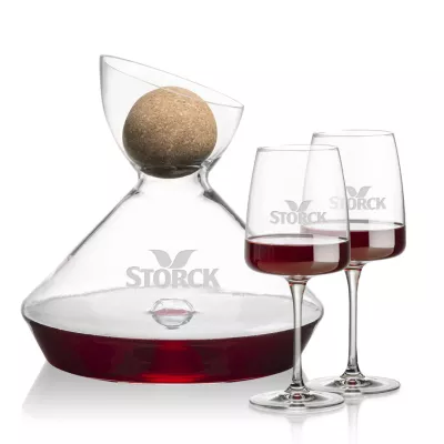 Woodbury Carafe w/Cork Stopper & Dunhill Wine